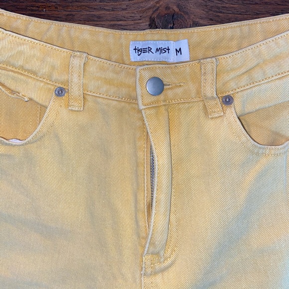 Tiger Mist - Yellow High Rise Jeans - Picture 5 of 8